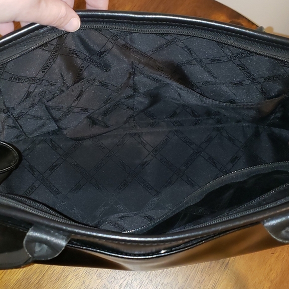 Black Longchamp Roseau Domed Shoulder Bag - Picture 13 of 13